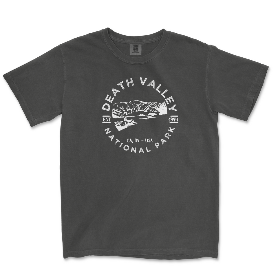 Death Valley National Park Comfort Colors T-Shirt – Desert Panorama