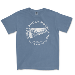 Great Smoky Mountains National Park Comfort Colors T-Shirt – Mountain Panorama