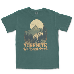 Yosemite National Park Comfort Colors T-Shirt – Bear Landscape