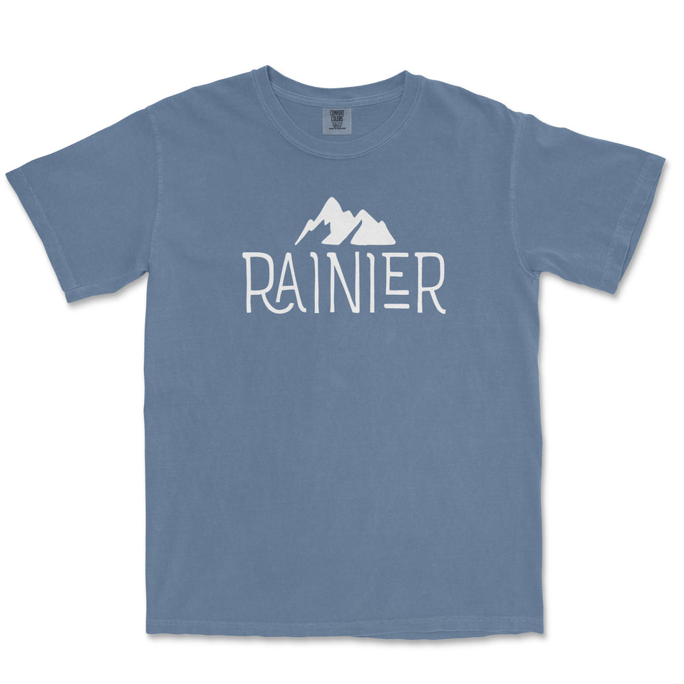 Mount Rainier National Park Comfort Colors T-Shirt – Mountain Lettering