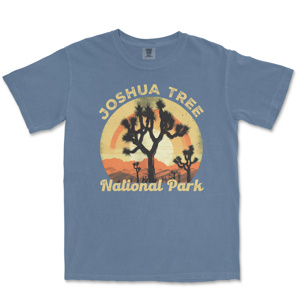 Joshua Tree National Park Comfort Colors T-Shirt – Joshua Tree Sunset