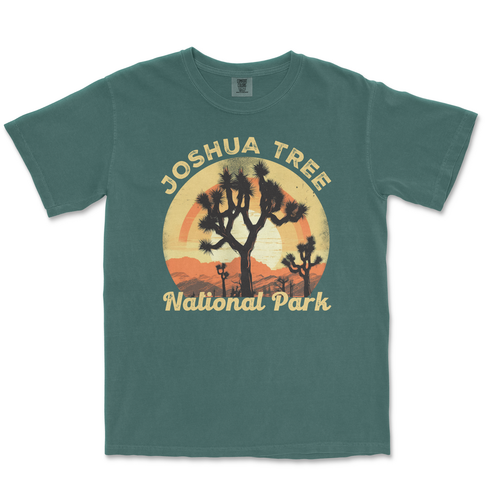 Joshua Tree National Park Comfort Colors T-Shirt – Joshua Tree Sunset