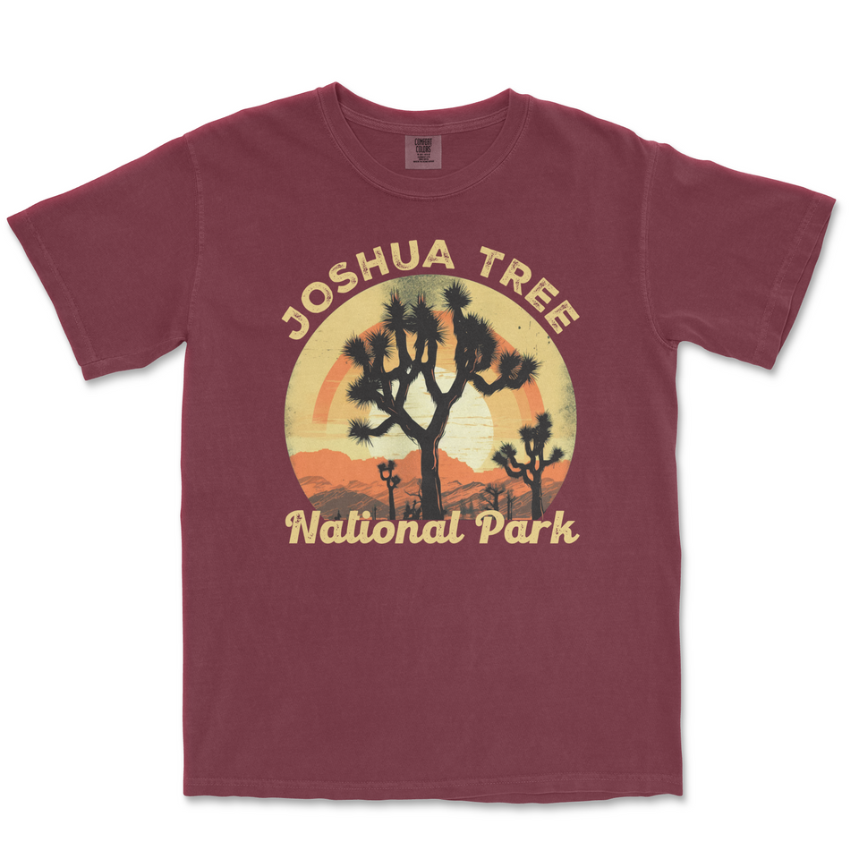 Joshua Tree National Park Comfort Colors T-Shirt – Joshua Tree Sunset