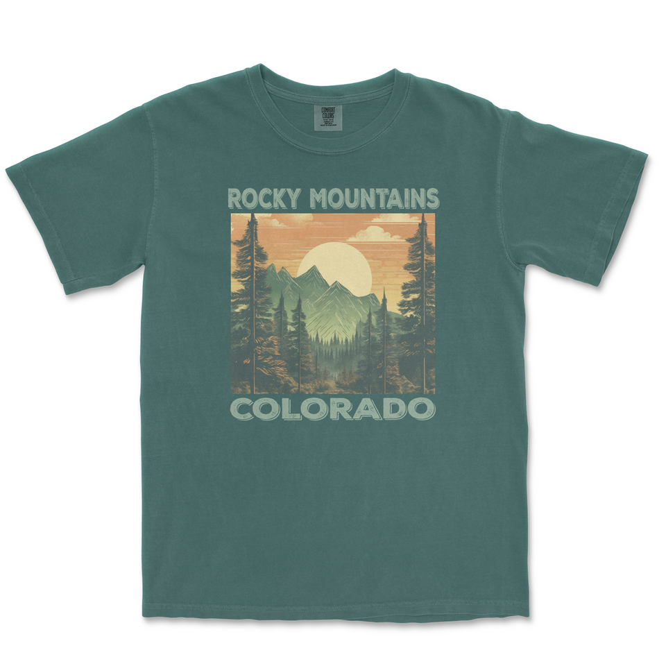 Rocky Mountain National Park Garment-Dyed T Shirt