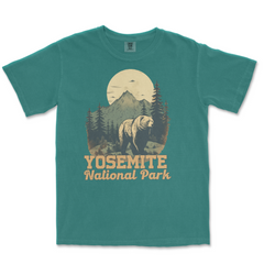 Yosemite National Park Comfort Colors T-Shirt – Bear Landscape