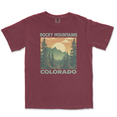 Rocky Mountain National Park Garment-Dyed T Shirt