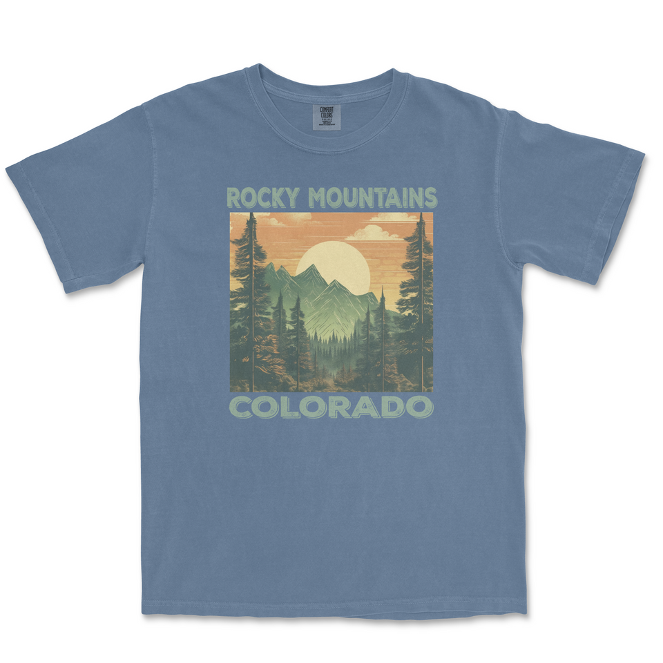 Rocky Mountain National Park Garment-Dyed T Shirt