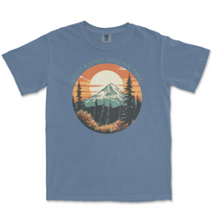 Mount Rainier National Park Comfort Colors T-Shirt – Mountain Sunset Circle
