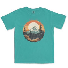 Mount Rainier National Park Comfort Colors T-Shirt – Mountain Sunset Circle