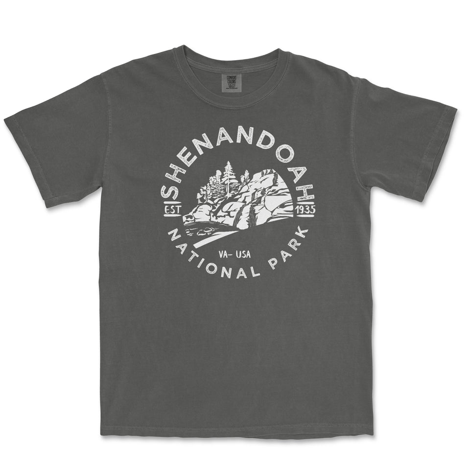 Shenandoah National Park Comfort Colors T-Shirt – Hiker Emblem