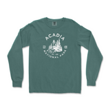Acadia Lighthouse National Park Comfort Colors Long Sleeve T Shirt