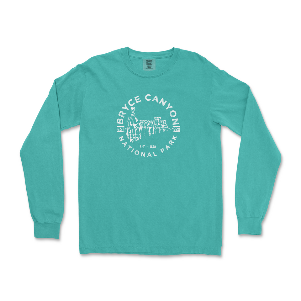 Bryce Canyon National Park Garment-Dyed Long Sleeve T-Shirt – Hoodoo Panorama