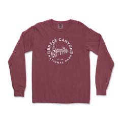 Bryce Canyon National Park Garment-Dyed Long Sleeve T-Shirt – Hoodoo Panorama