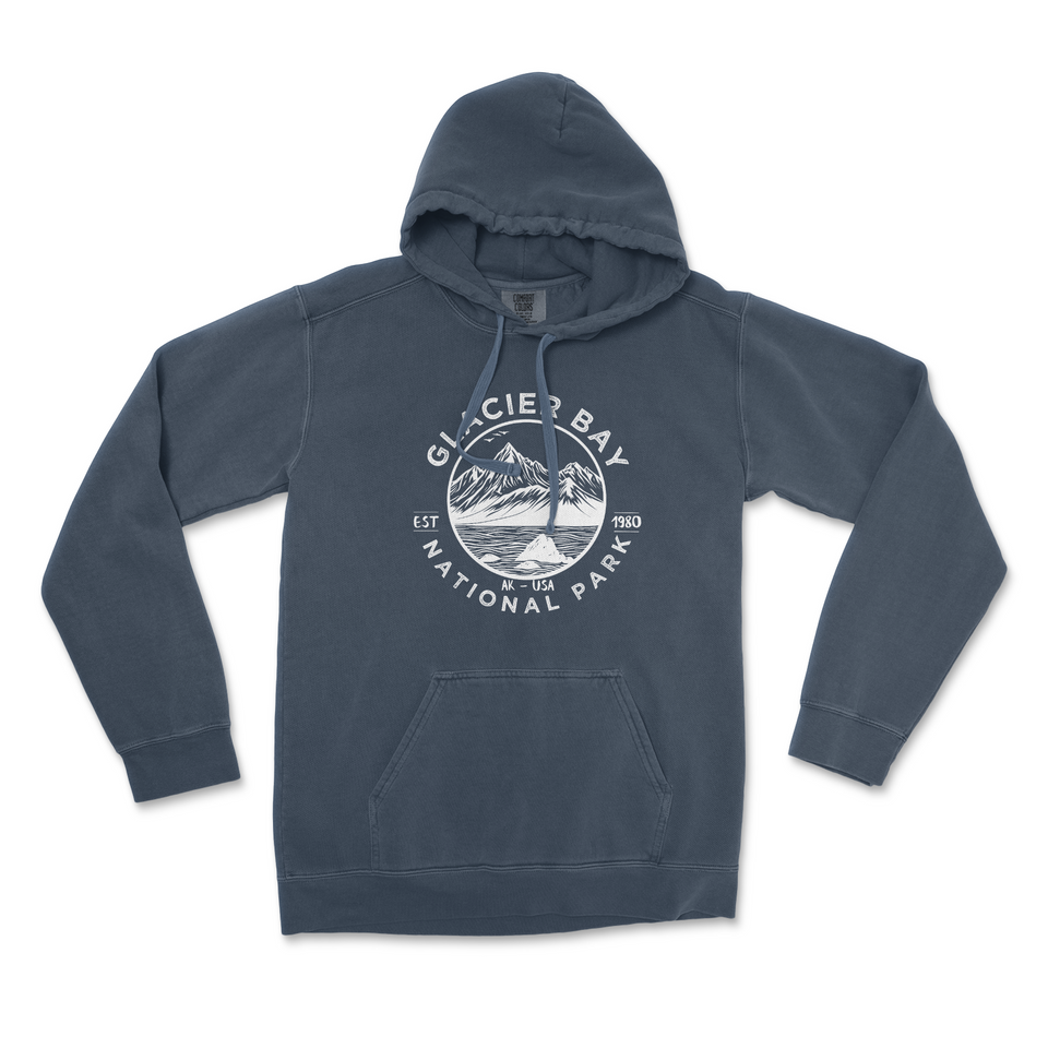 Glacier Bay National Park Comfort Colors Hoodie