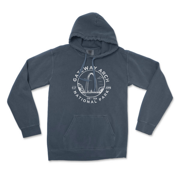 Gateway Arch National Park Comfort Colors Hoodie