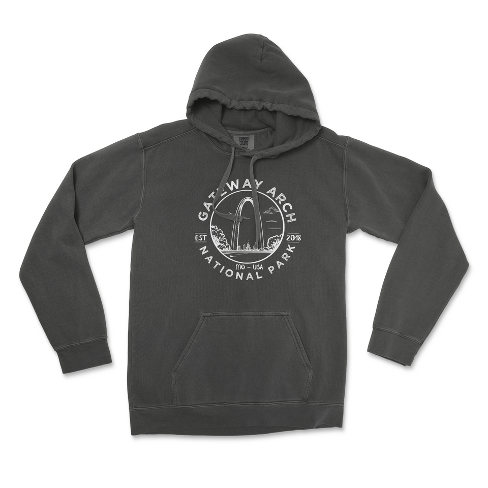 Gateway Arch National Park Comfort Colors Hoodie