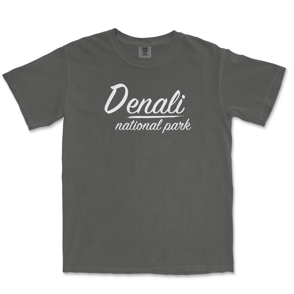 Denali National Park Comfort Colors T-Shirt – Script Lettering