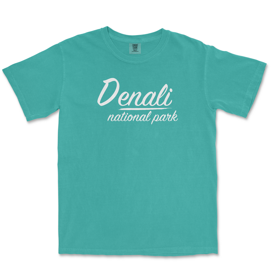 Denali National Park Comfort Colors T-Shirt – Script Lettering