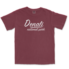 Denali National Park Comfort Colors T-Shirt – Script Lettering