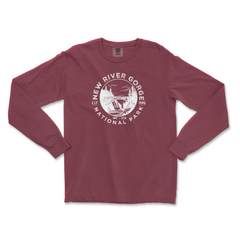 New River Gorge National Park Garment-Dyed Long Sleeve T-Shirt