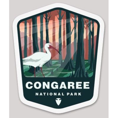 Congaree National Park Die Cut Sticker – Arrowhead