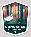 Congaree National Park Die Cut Sticker