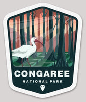 Congaree National Park Die Cut Sticker