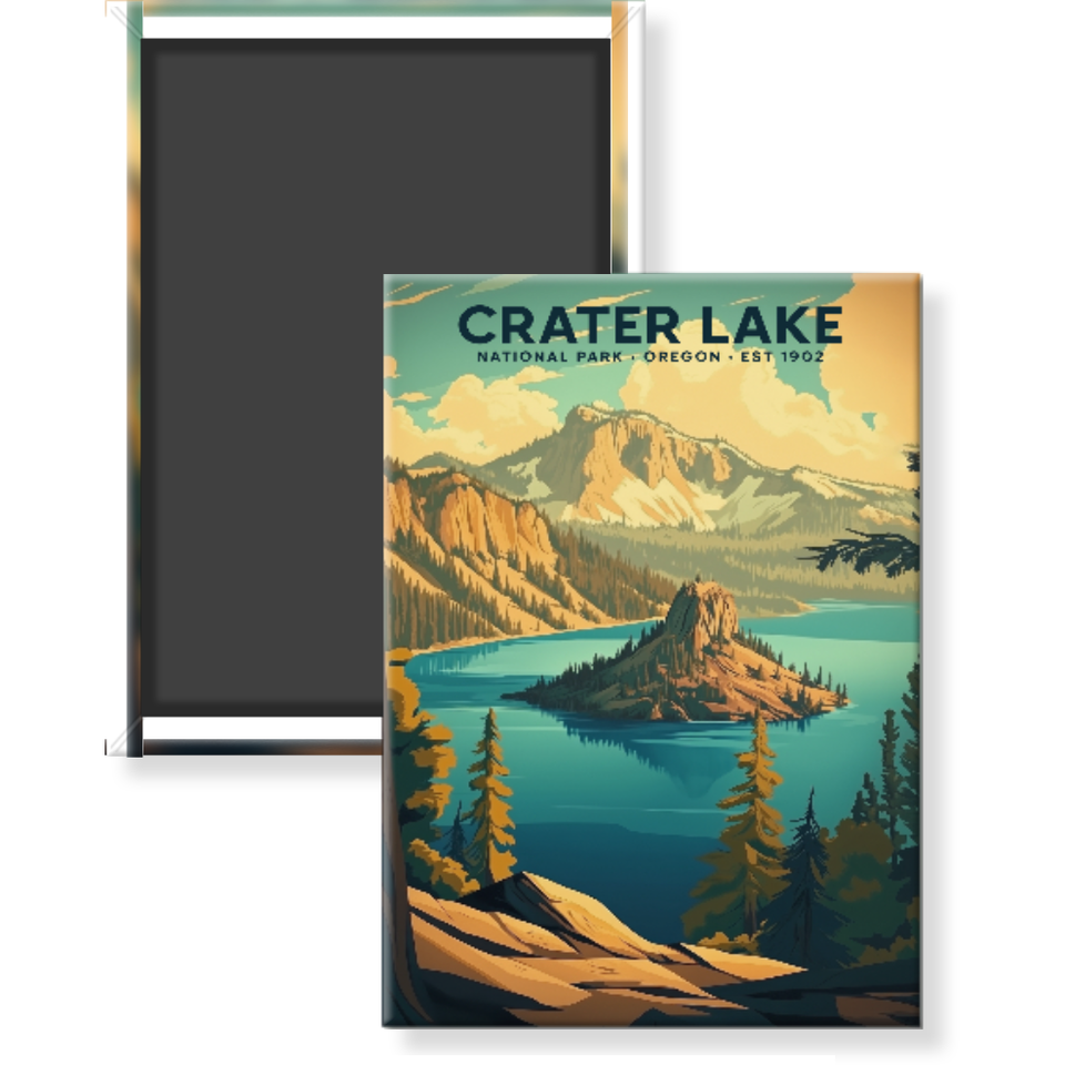 Crater Lake National Park Magnet – Collection 3