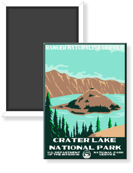 Crater Lake National Park WPA Magnet