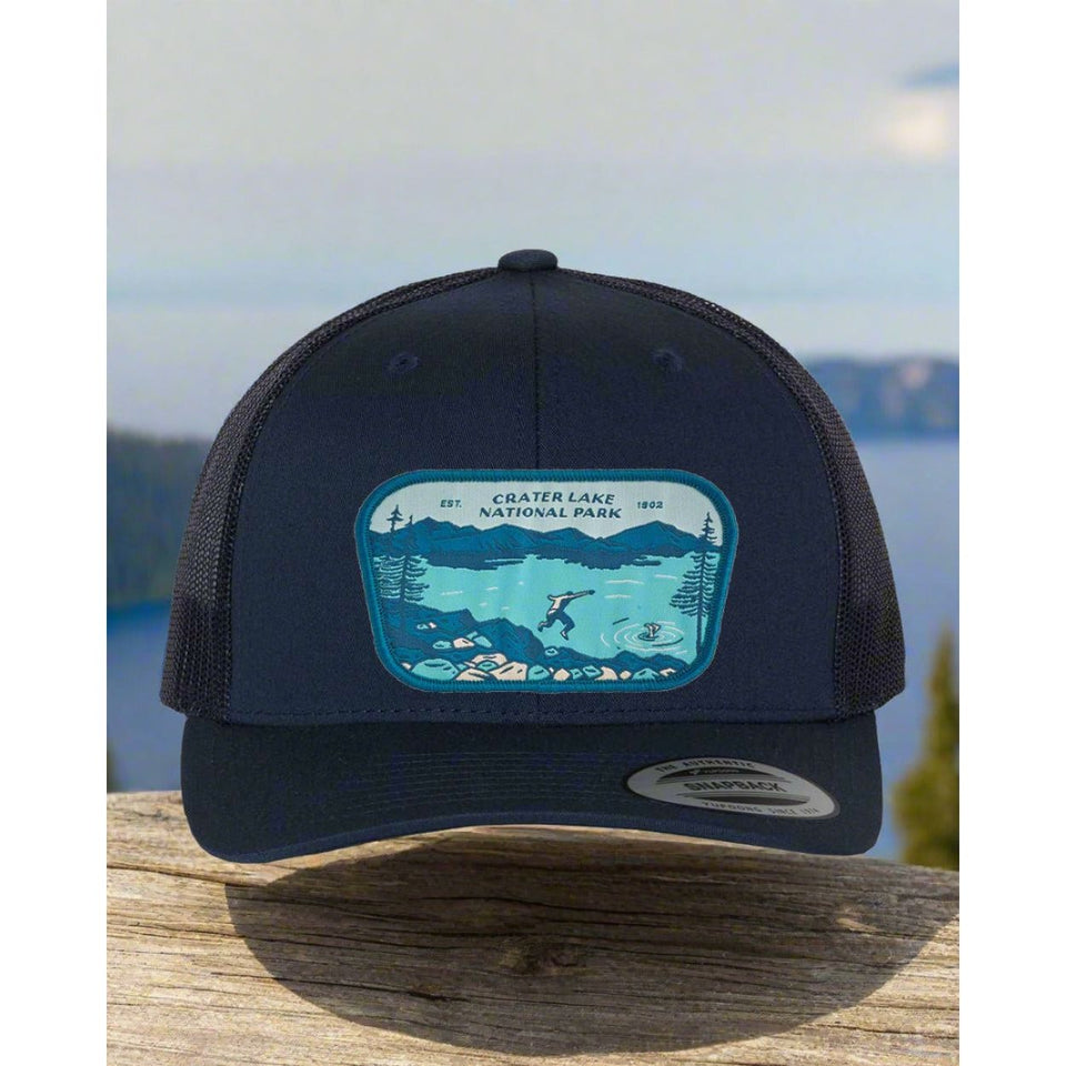 Crater Lake National Park Mesh Snapback Hat