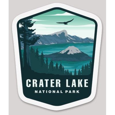 Crater Lake National Park Die Cut Sticker – Arrowhead