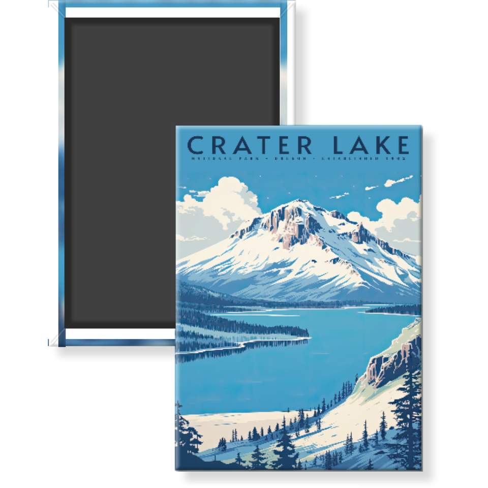 Crater Lake National Park Magnet – Collection 1
