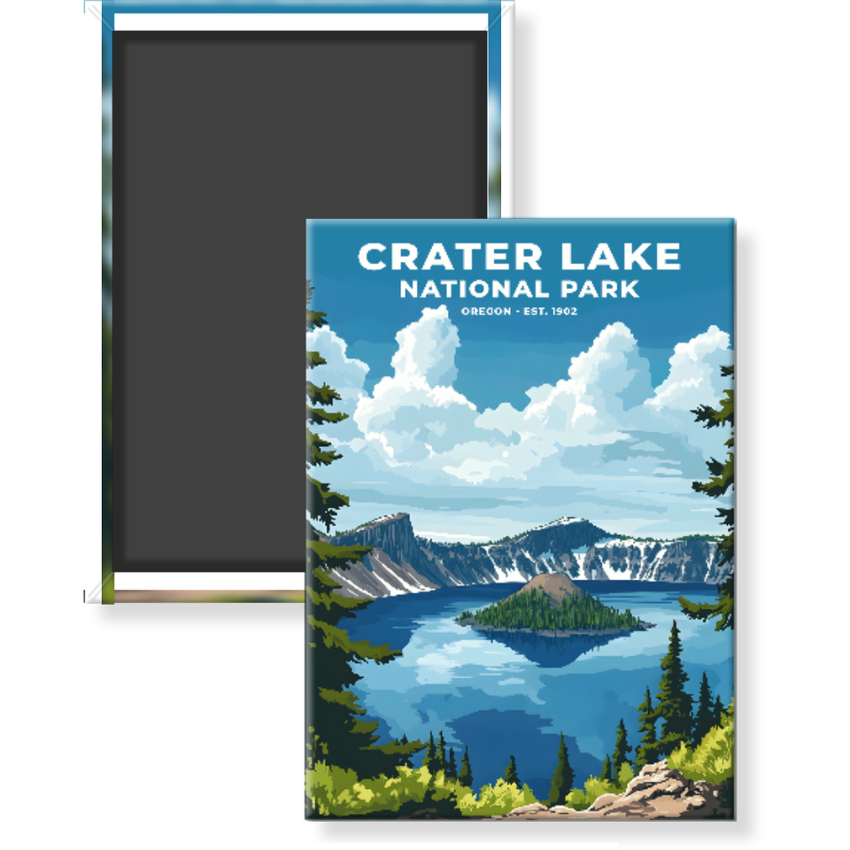 Crater Lake National Park Magnet – Collection 2