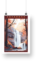 Cuyahoga Valley National Park Poster - Brandywine Falls