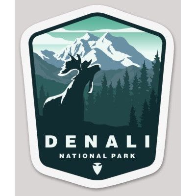 Denali National Park Die Cut Sticker – Arrowhead
