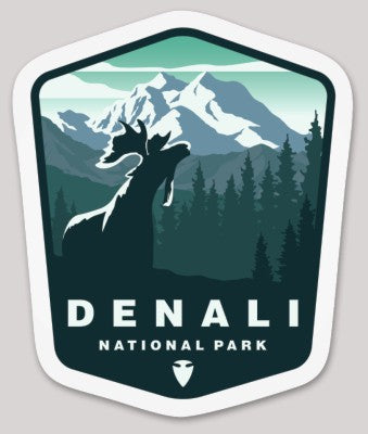 Denali National Park Die Cut Sticker