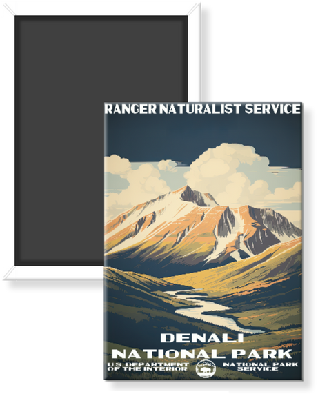 Denali National Park WPA Magnet