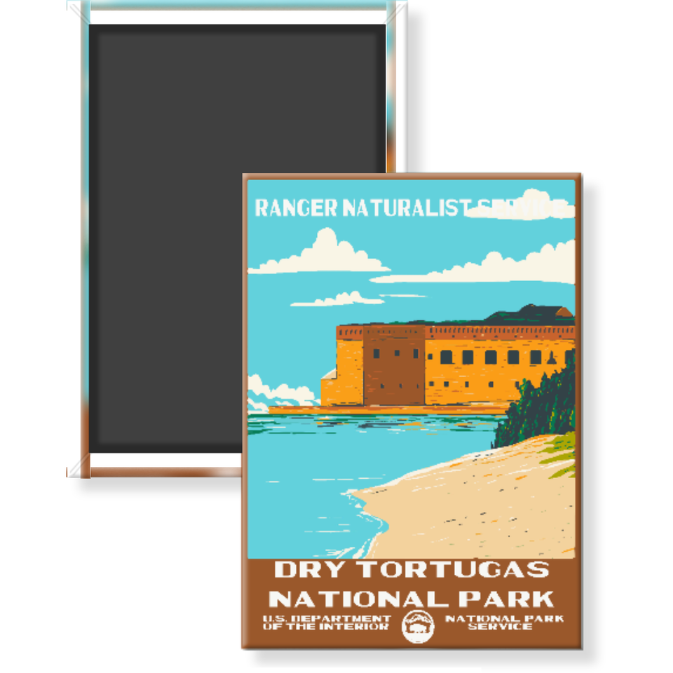 Dry Tortugas National Park Magnet – WPA Style