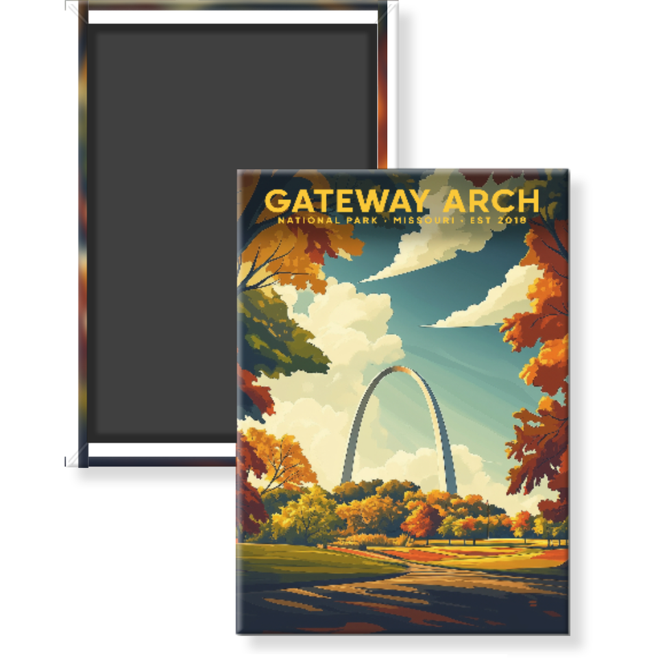 Gateway Arch National Park Magnet – Collection 3