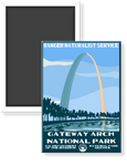 Gateway Arch National Park WPA Magnet