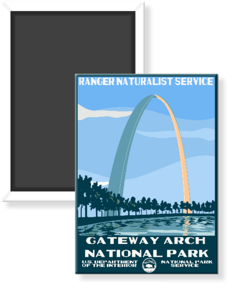 Gateway Arch National Park WPA Magnet