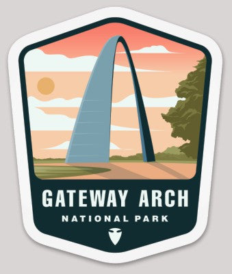 Gateway Arch National Park Die Cut Sticker