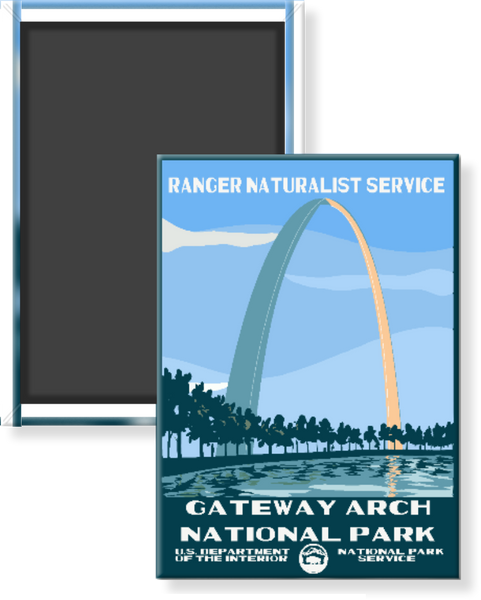 Gateway Arch National Park Magnet