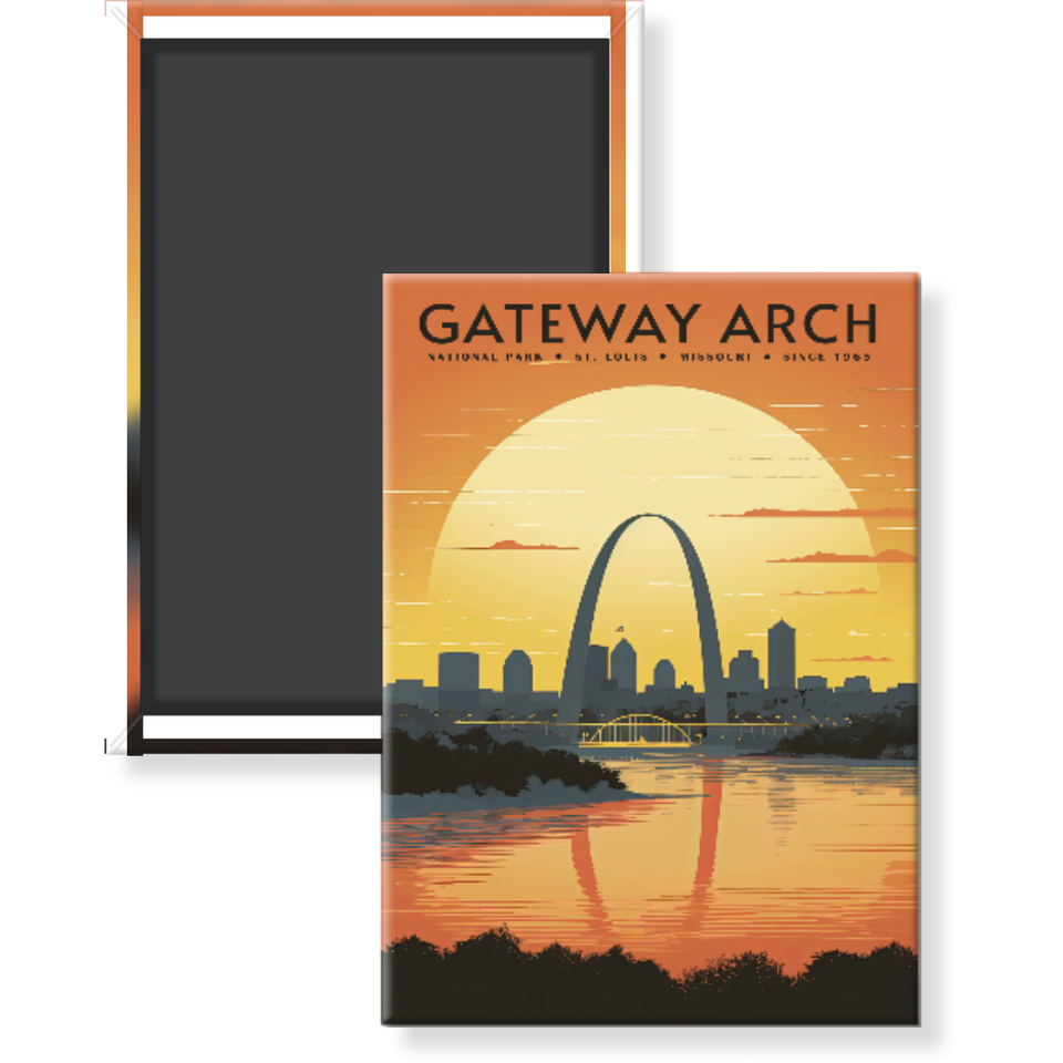 Gateway Arch National Park Magnet – Collection 1
