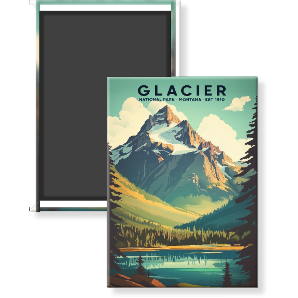 Glacier National Park Magnet – Collection 3