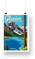 Glacier National Park Poster