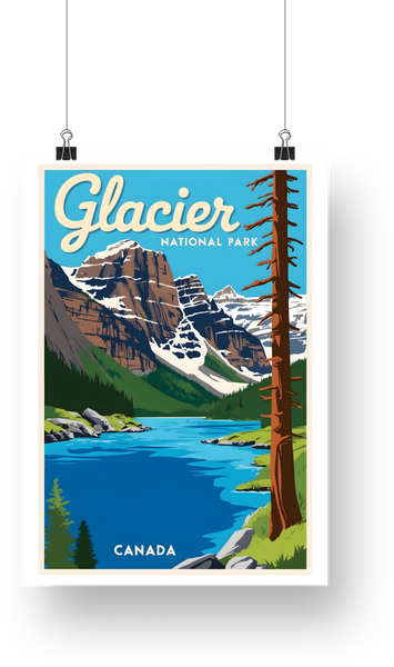 Glacier National Park Poster