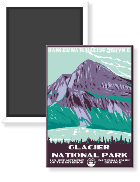 Glacier National Park WPA Magnet