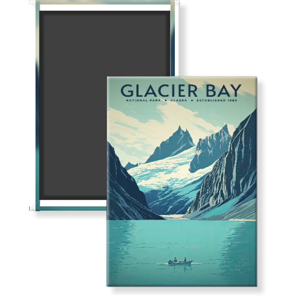 Glacier Bay National Park Magnet – Collection 1
