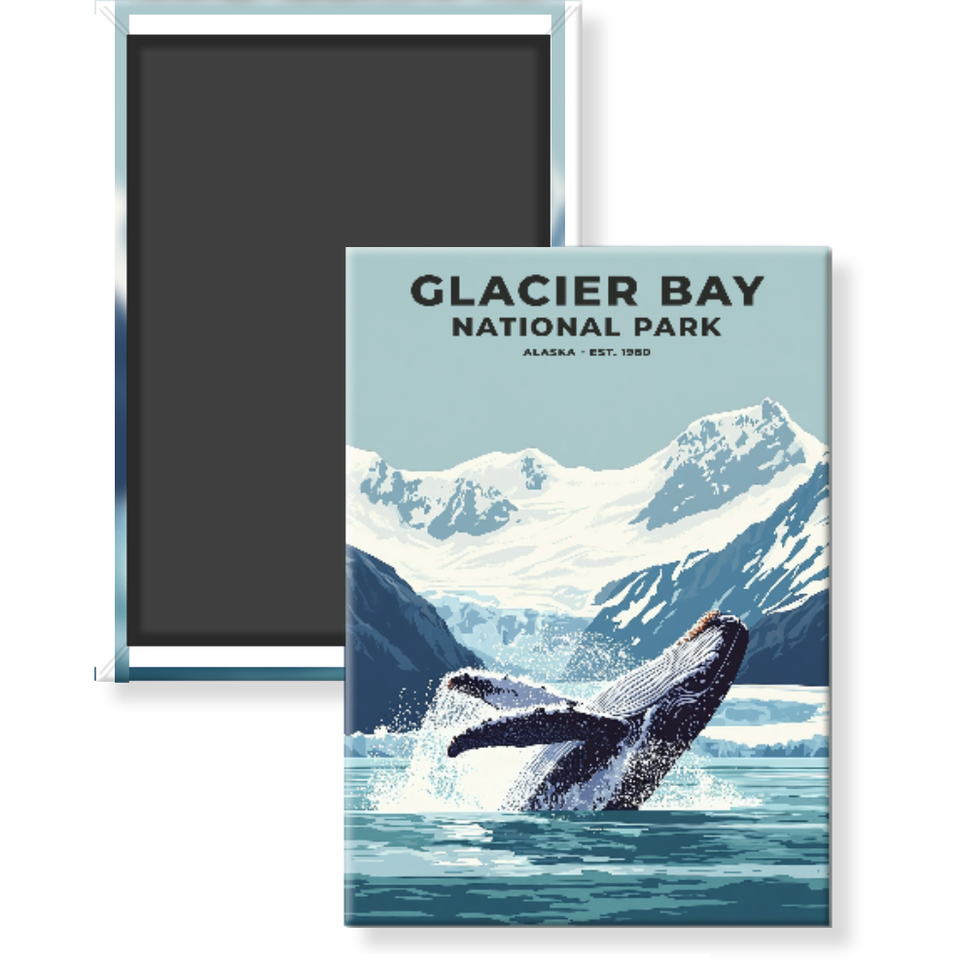 Glacier Bay National Park Magnet – Collection 2